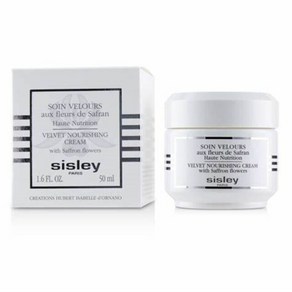 Sisley 벨벳 영양 크림 w/Saffon Flowe 50ml /1.6fl 온스(1온스=약30g) NEW In etail BOX, 1개