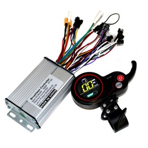 GREENTIME 6 Mosfet 36V/48V/52V/60V 500W 25A BLDC 전기 Ccoote 컨트롤러 및 GT-100 LCD 디스플레이 한 세트