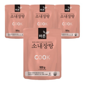 바른 소내장탕, 500g, 4개