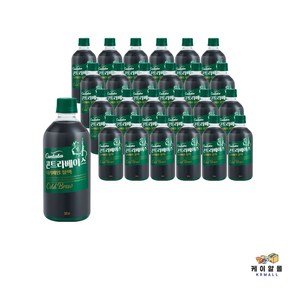 칸타타 콘트라베이스 콜드브루 디카페인 블랙 500ml, 24개