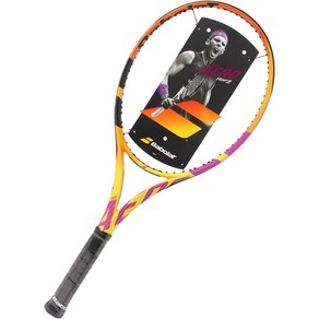 바볼랏 퓨어 에어로 라파 팀 테니스 라켓 285g 101466 BabolaT RAFA 팀, YL/OR/PP GRIP G1, G1, 1개