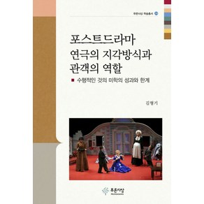 포스트드라마 연극의 지각방식과 관객의 역할:수행적인 것의 미학의 성과와 한계, 푸른사상, 김형기 저