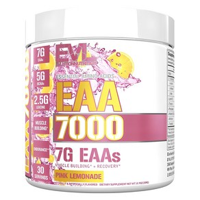 EVLUTIONNUTRITION EAA 7000 필수아미노산 핑크 레모네이드 맛