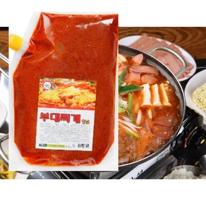 부대찌개 양념 1.2kg 체인점용 가정용 돼지고기 김치찌게 두부탕등, 1개