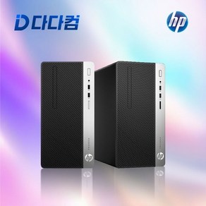 사무용 데스크탑 HP PoDesk 400 G6 G4 G5 고용량 사무용 최적화 컴퓨터, G5 i3-910, i3-9100, 128GB, 8GB, WIN11 Po