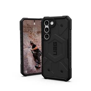 URBAN ARMOR GEAR UAG 디자인 삼성 갤럭시 S23 케이스 6.1인치 패스파인더 블랙 - 견고하고 튼튼한 충격 방지 보호 커버