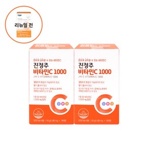 (1+1) 진약사몰 진정주 비타민C 1000 1+1통 총200정, 100정, 2개