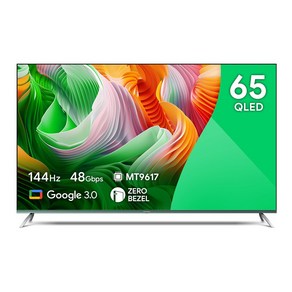 신제품 더함 65인치(165cm) 4K UHD QLED 크롬캐스트 구글 안드로이드 구글 스마트TV UA651QLED, 스탠드형, 고객직접설치