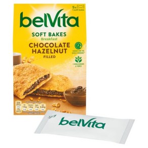 4팩 5개입 벨비타 브렉퍼스트 소프트 필드 초콜릿 비스킷 Belvita Soft Filled Chocolate Biscuits 250G, 4개