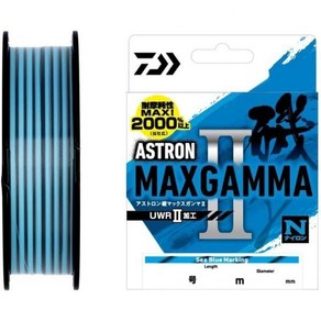 Daiwa Aston Iso MAX 감마 2 No 135 5피트150m/200m 다양함, No. 2.5 - 150 m, sea blue making, 1개