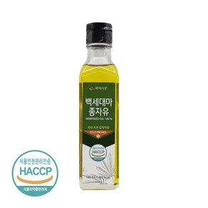 백세식품 대마종자유 180ml HACCP 인증 저온압착착유 햄프씨드오일, 4개