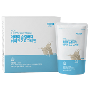 애터미 슬림바디 쉐이크 2.0 그레인, 60g, 1개