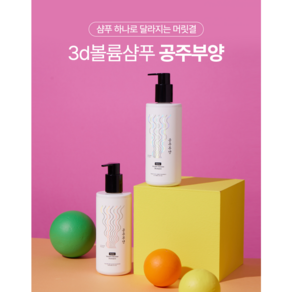 가히 공주부양 샴푸 볼륨 부스터 공중부양 1개, 가히 샴푸 2개 (500ml+500ml)