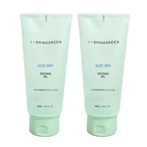 [본사정품] [시원진정] 브링그린 알로에99% 수딩젤 300ml 더블기획 (300ml+300ml) 수딩크림 수분크림 알로에 알로에크림 브링그린수딩크림