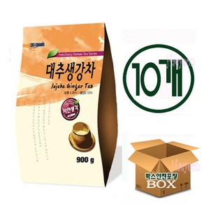 희창 대추생강차 /자판기용 국산차 분말, 900g, 1개입, 10개