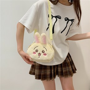 먼작귀 치이카와 얼굴 인형 배낭 백팩 숄더백 크로스백 하치와레 우사기 가방 3가지 버전가능
