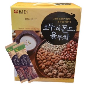 담터 호두 아몬드 율무차 호박씨 땅콩, 2880g, 1박스, 160개입