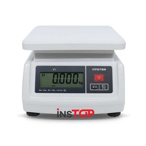 이노템 국산 충전식 전자저울 아답터제공 5kg 10kg 20kg 30kg 계량 주방 업소용 가정용 산업용 제과 제빵 베이킹 저울 계수기능