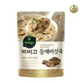 비비고 들깨버섯죽, 420g, 13개