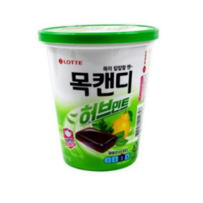 롯데제과 목캔디 허브민트, 122g, 5개