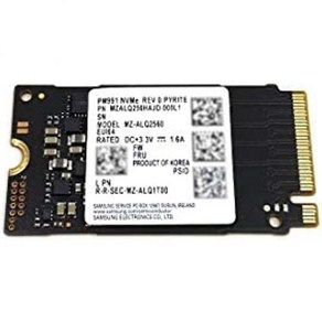 SAMSUNG 삼성 SSD 256GB PM991 M.2 2242 42mm PCIe 3.0 x4 NVMe MZALQ256HAJD MZ-ALQ2560 솔리드 스테이트 드라이브