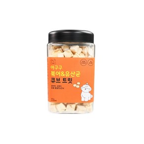 아구구 북어 유산균 큐브 트릿 동결건조 간식 북어맛 다이어트 강아지 고양이 100g, 1개