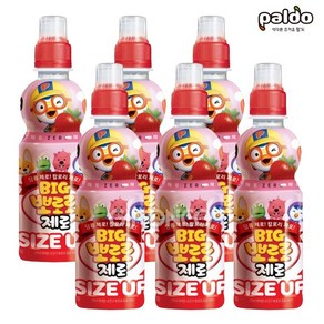 팔도 빅 뽀로로 제로 딸기맛, 6개, 360ml