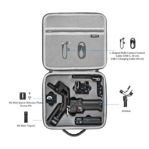 DJI RS 3 미니 핸드백 운반 케이스 보관 가방 방수 여행 휴대용 숄더백 액션 카메라 액세서리, 01 Fo DJI RS 3 MINI_01 CHINA, 1개