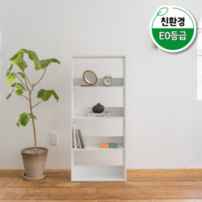 어울림가구 친환경 공간박스 책장, 4단, 화이트