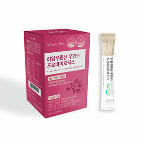 파미젠 히알루론산 우먼스 프로바이오틱스 30포 여성 피부 유산균 영양제, 1개, 60g