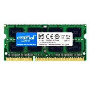 SODIMM 노트북 램 DDR3 4GB 1066mhz PC3L 204 1.35V, [11] 2X DDR3L 4GB 1600MHZ, 11 2X DDR3L 4GB 1600MHZ