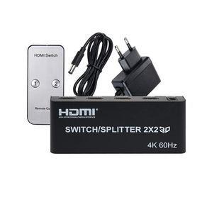 COMS HDMI 4K 60Hz 2:2 선택기 IOTB637, 1개