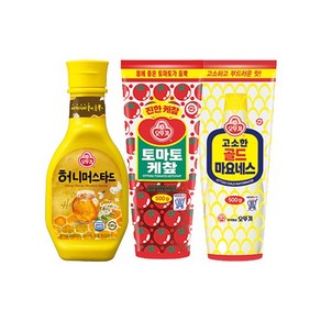 오뚜기 케찹 500g + 마요네즈 500g + 머스타드소스 535g, 1개