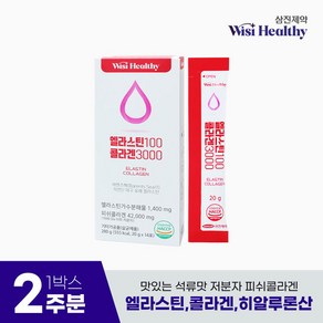 [삼진제약] 위시헬씨 엘라스틴100 콜라겐3000 1박스, 280g, 1개