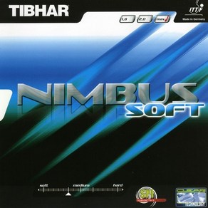 티바 탁구러버 님부스 소프트 TIBHAR NIMBUS SOFT, 검정, 1개