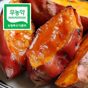 [직거래] 해남꿀호박고구마 무농약 한입 10kg, 1박스, 10kg(특상)