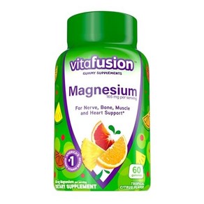 Vitafusion Magnesium Gummy Supplement 60ct, 보충, 60정, 1개