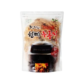 [안성들풀] 국내산 정가네 현미 누룽지 500g/1kg, 1kg, 1개