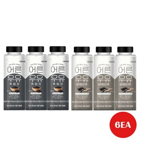 서울에프엔비 어른우유250ml 흑임자3+검은콩미숫가루3 (총6개입)/든든한 한끼, 250ml