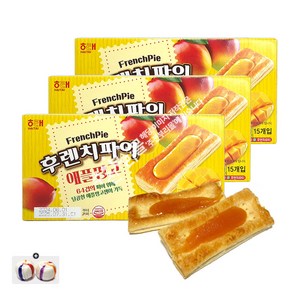 후렌치파이 애플망고 (13g/15개입) x 3통+자색옥춘사탕 20g 세트, 192g