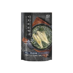 어부백서 국내산 가자미 미역국, 3개, 700g