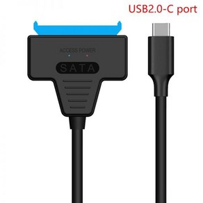 케이블 커넥터 SATA-USB 3.0 2.0/c타입 어댑터 2.5/3.5 인치 외장형 HDD SDD 하드 드라이브 디스크 외장 라인 변환기