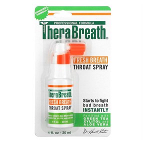 테라브레스 스프레이 30ml 1팩 프레쉬 브레스 TheraBreath Fresh Breath Throat Spray 1 fl oz (30 ml)