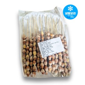 [캠핑음식] 대왕사이즈 은행꼬치 캠핑꼬치 800g/400g 이자카야 스타일 꼬치구이 간단한안주 캠핑요리, 1개, 800g