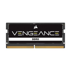 CORSAIR Vengeance SODIMM DDR5 RAM 32GB (1x32GB) 4800MHz CL40-40-40-77 1.1V 인텔 AMD 노트북 메모리 - 블랙 (CM, 32GB (1x32GB)_4800MHz, 1개