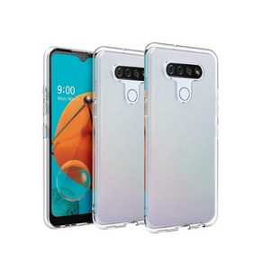 스톤스틸 1+1 엘지 Q51 퓨어 투명 젤리 TPU 케이스 lg q510