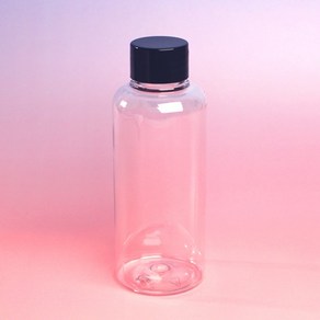 단마개 검정캡 플라스틱 투명 공병 150ml