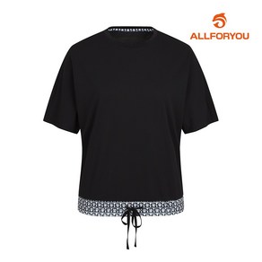 [올포유] 여성 밑단 포인트 반팔 티셔츠 ALTRM5316-199