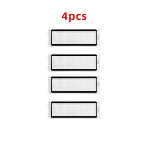 적용 대상 Roboock P10/Q Revo 예비 부품 교체용 로봇 진공 청소기 HEPA 필터, 4개