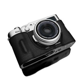 GARIZ FUJIFILM X100VI용 가죽 카메라 케이스 HG-X100VIBK 블랙